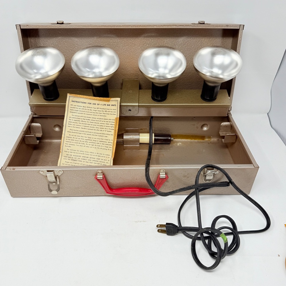 Excel‎ Lite 4 Lite Bar Photographic Bar Light with General Electric Movie Lights